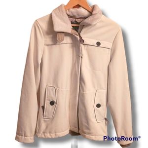 Woolrich Winter White Faux-fur Lined Coat
